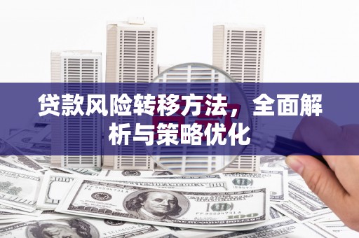 德化贷款风险转移方法，全面解析与策略优化