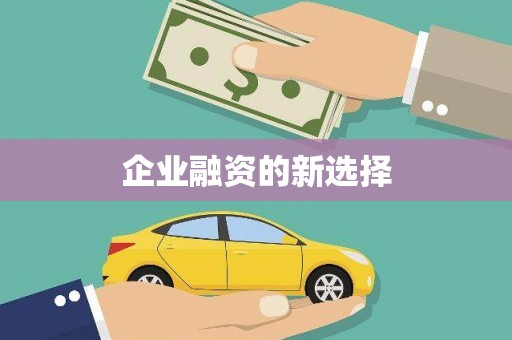 德化企业融资的新选择