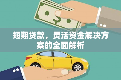 德化短期贷款，灵活资金解决方案的全面解析