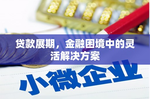 德化贷款展期，金融困境中的灵活解决方案