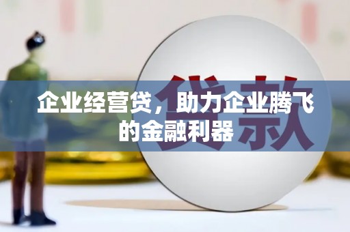 德化企业经营贷，助力企业腾飞的金融利器