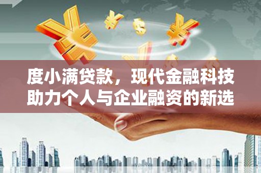 德化度小满贷款，现代金融科技助力个人与企业融资的新选择
