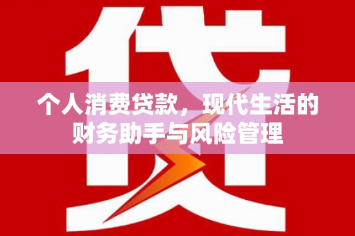 德化个人消费贷款，现代生活的财务助手与风险管理