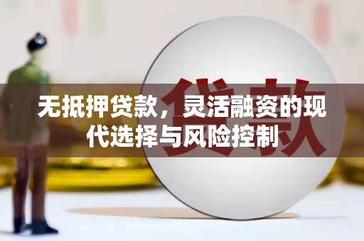 德化无抵押贷款，灵活融资的现代选择与风险控制