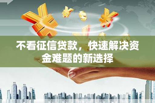 德化不看征信贷款，快速解决资金难题的新选择