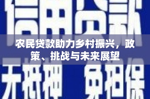 德化农民贷款助力乡村振兴，政策、挑战与未来展望