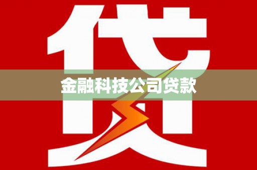 德化金融科技公司贷款