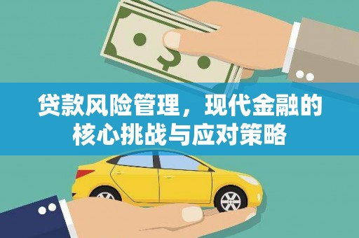 德化贷款风险管理，现代金融的核心挑战与应对策略
