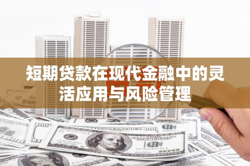 德化短期贷款在现代金融中的灵活应用与风险管理