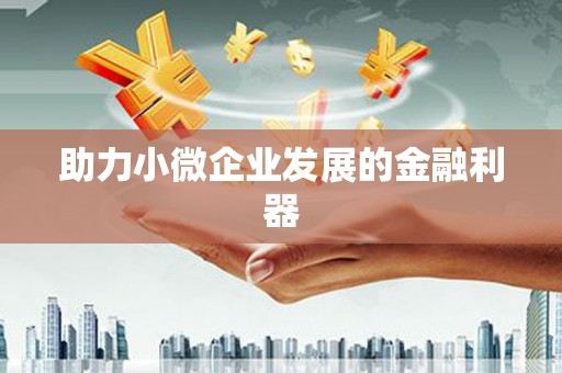 德化助力小微企业发展的金融利器