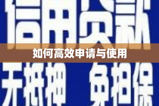 德化如何高效申请与使用