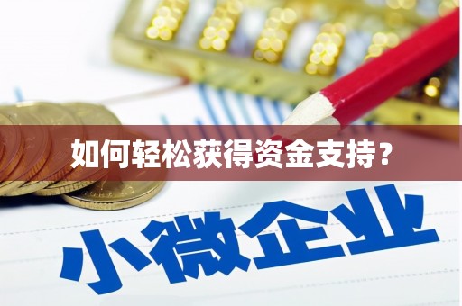 德化如何轻松获得资金支持？