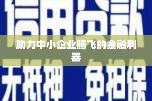 德化助力中小企业腾飞的金融利器
